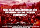 What does a socialism program look for Western Asian and Caucasian progressives