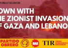 International Declaration: DOWN WITH THE ZIONIST INVASION OF GAZA AND LEBANON