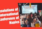 Resolutions of International Conference of Naples