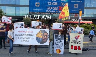 George Floyd Solidarity Protest in Istanbul