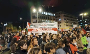 Bloody Attack by Greek Police on Palestine Demonstration