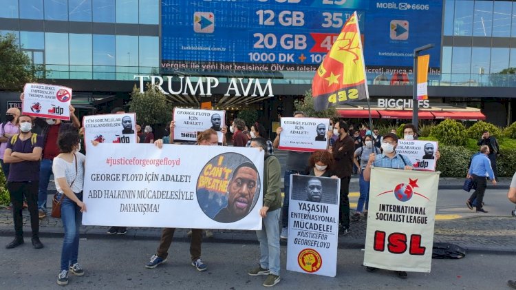 George Floyd Solidarity Protest in Istanbul