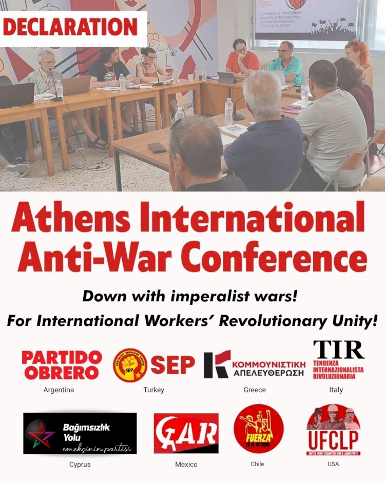 DECLARATION: Athens International Anti-War Conference