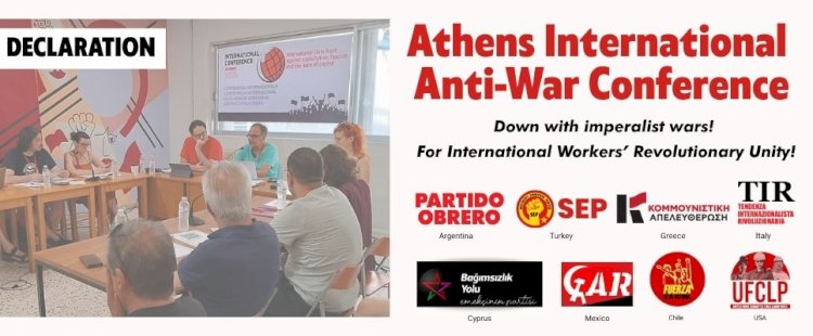 DECLARATION: Athens International Anti-War Conference